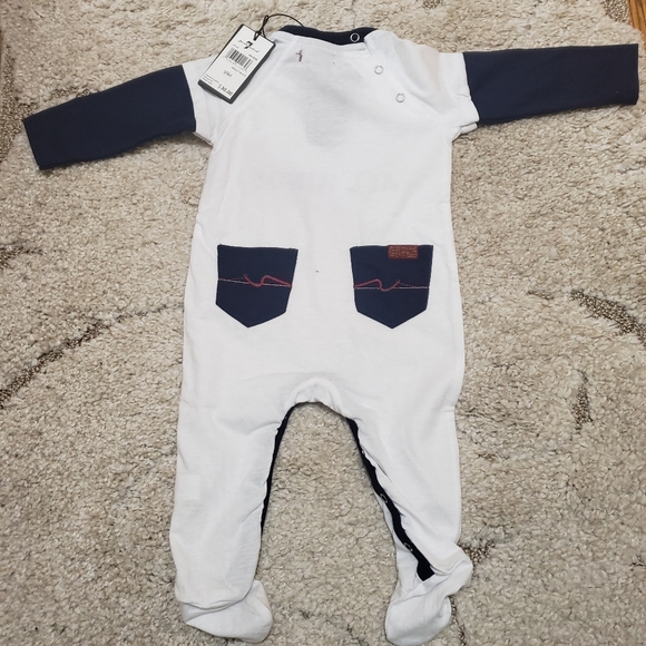 7 For All Mankind One Pieces 7 For All Mankind Footed Body Suit Onesie Poshmark